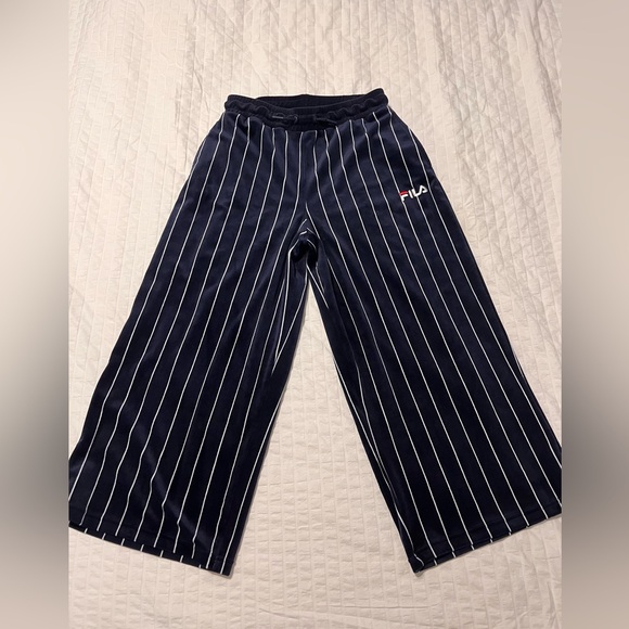 FILA velour wide-leg culottes - Picture 1 of 9